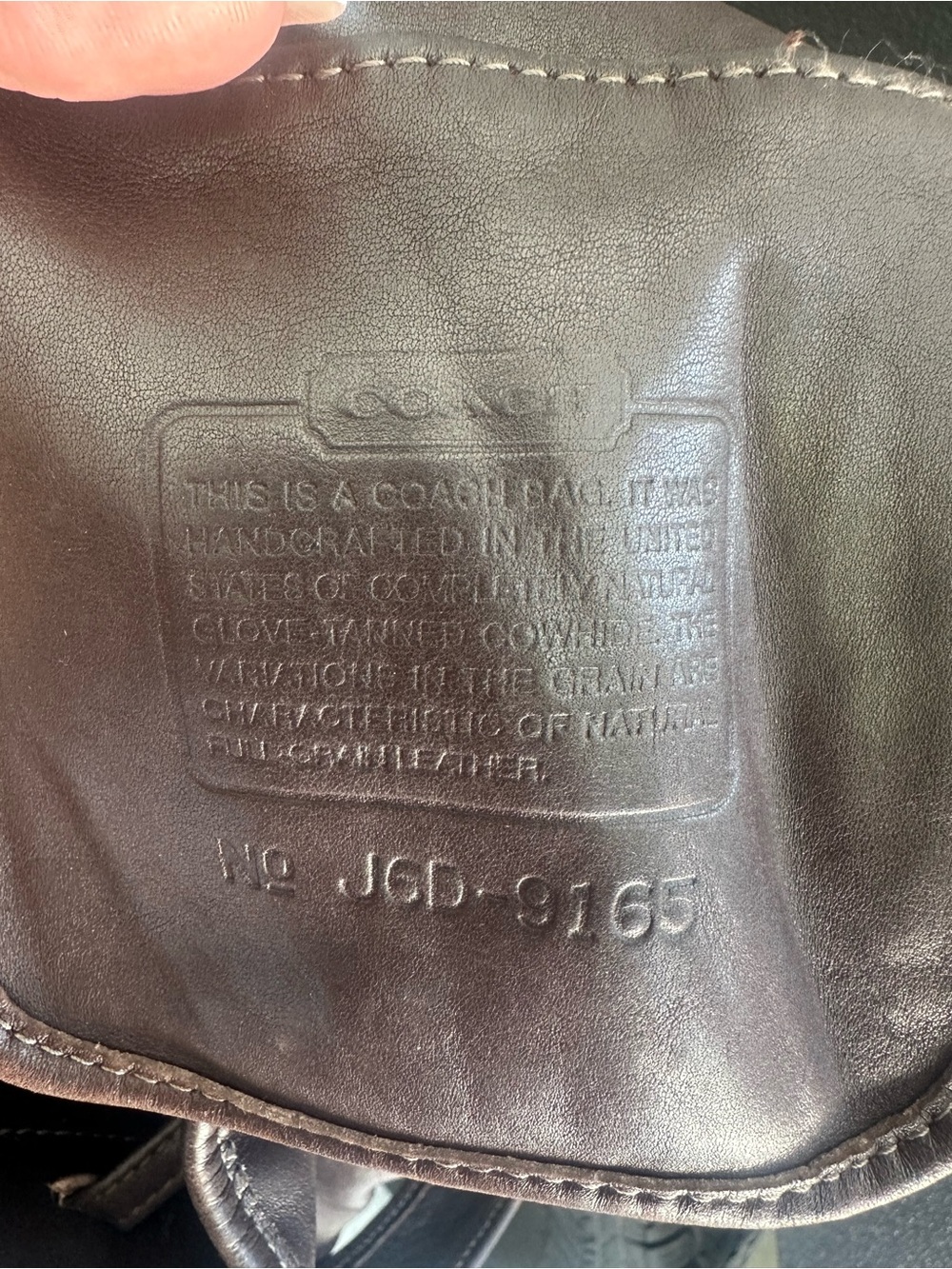 Vintage Coach Drawstring Bucket Bag - Picture 3 of 3